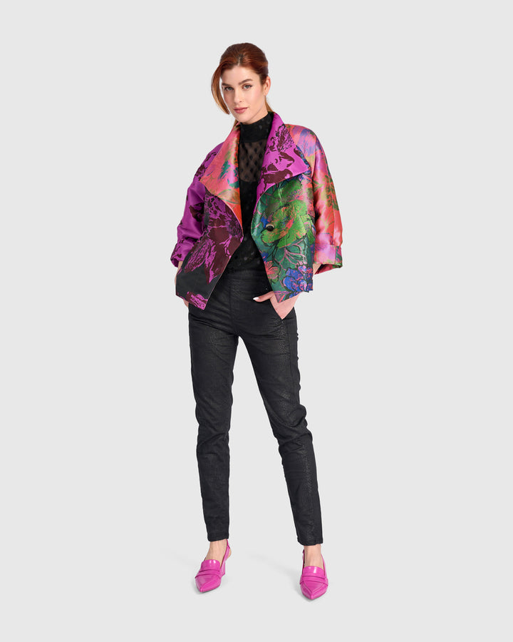 Jacquard Open Jacket Mix