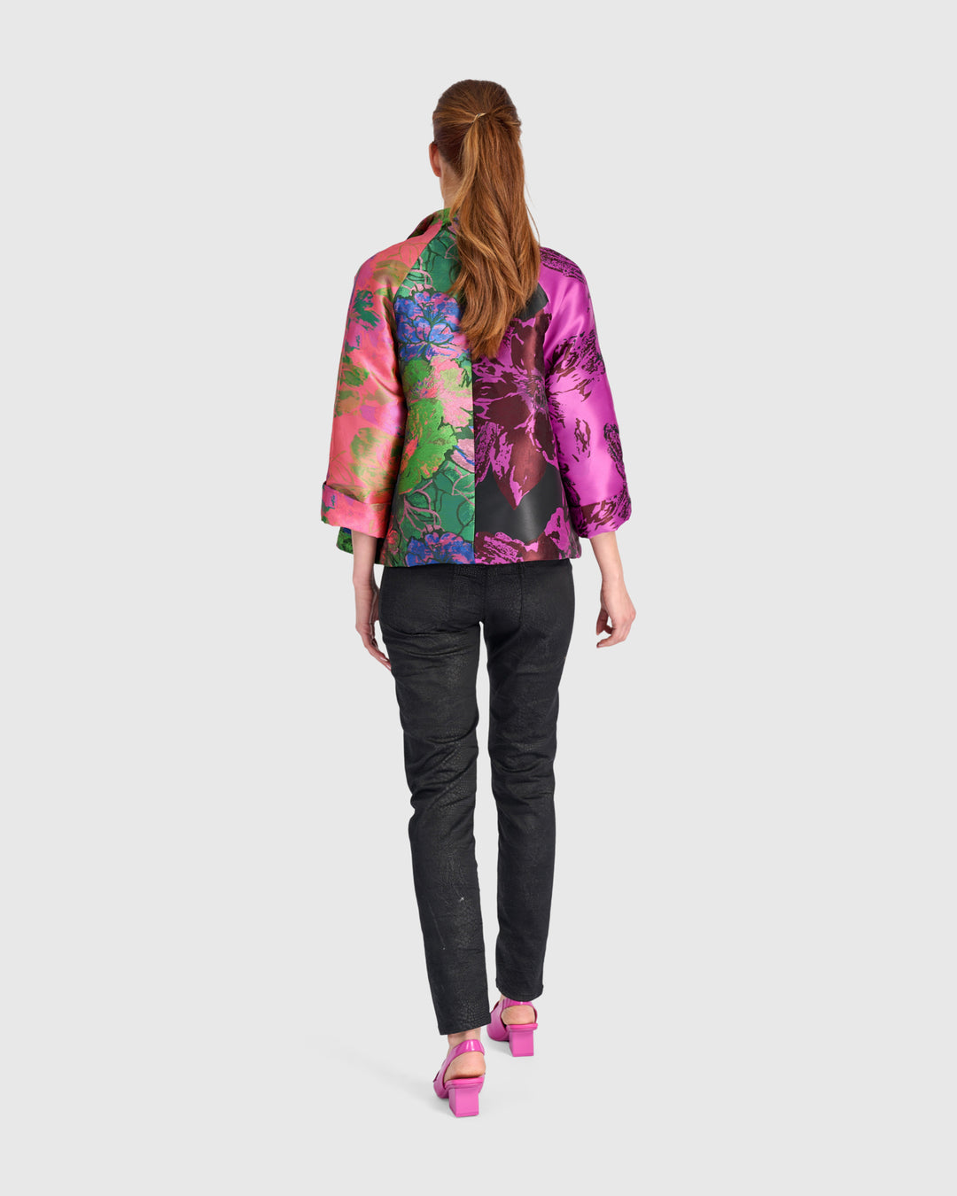 Jacquard Open Jacket Mix