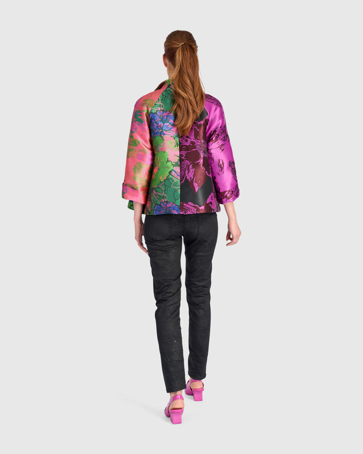 Jacquard Open Jacket Mix