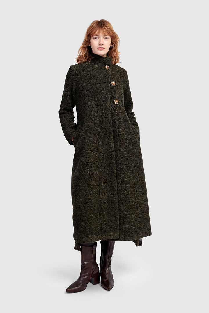 Urban Tash Long Coat, Khaki