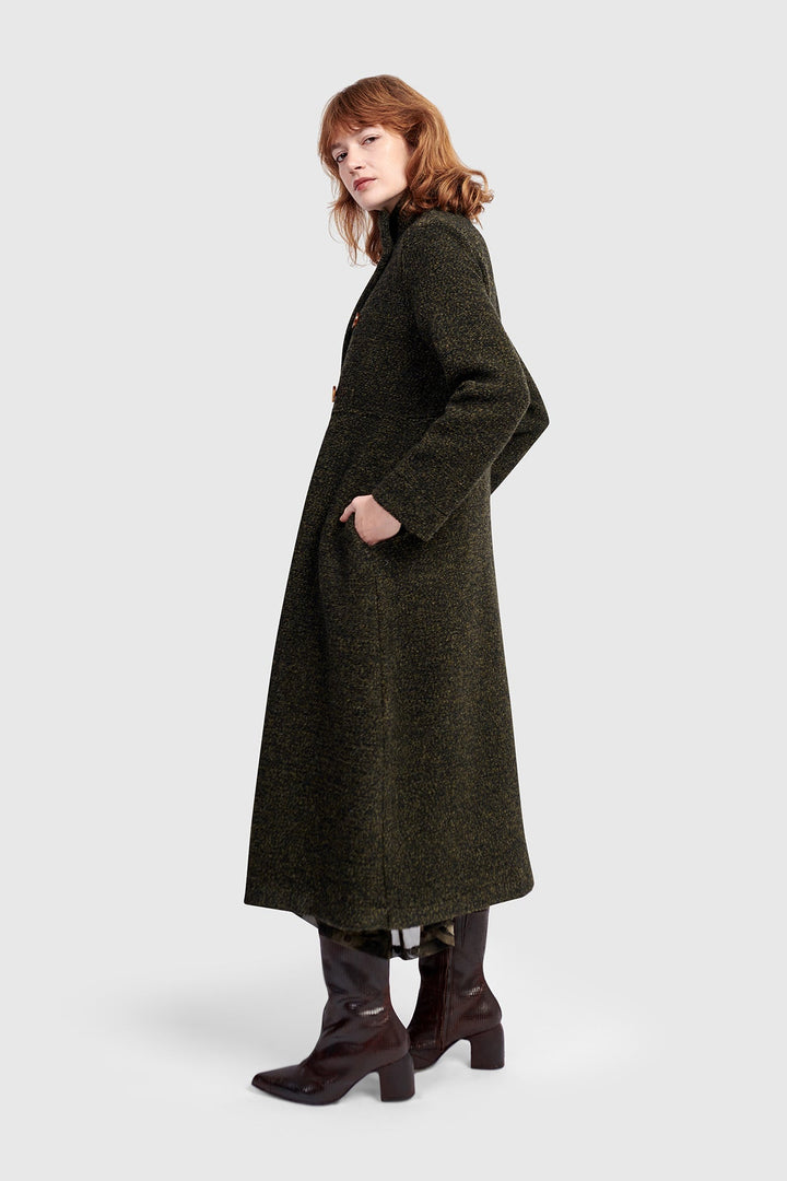 Urban Tash Long Coat, Khaki