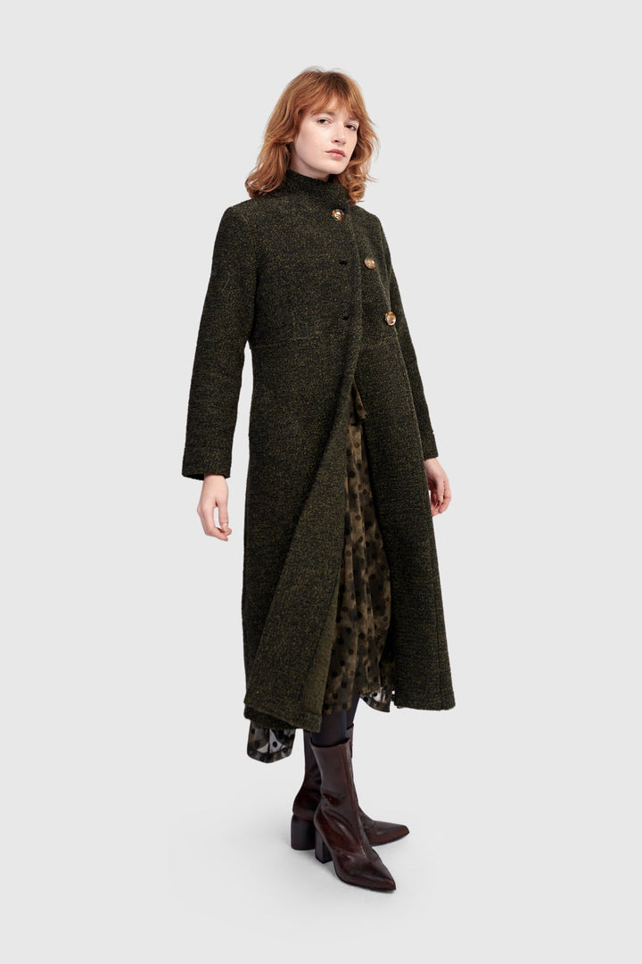 Urban Tash Long Coat, Khaki