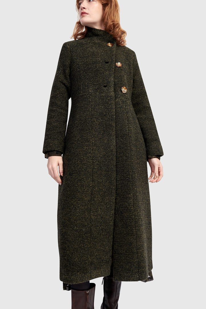 Urban Tash Long Coat, Khaki