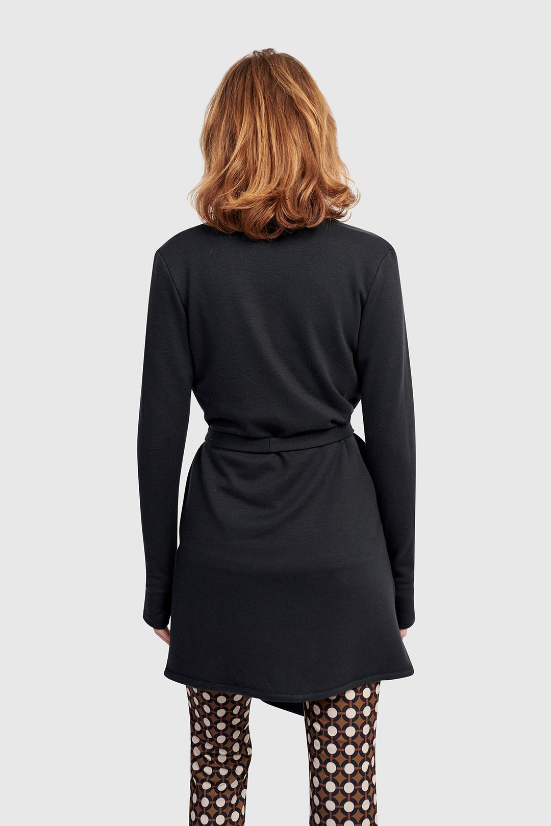 Urban Cloud Wrap Cardigan, Black