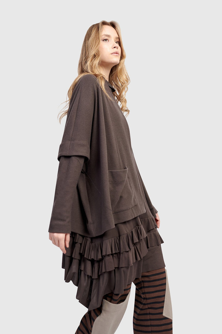 Urban Cloud Nestle Cardigan, Mocha