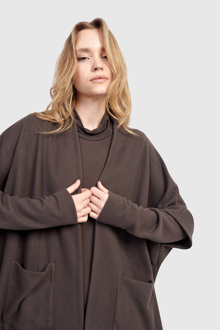Urban Cloud Nestle Cardigan, Mocha