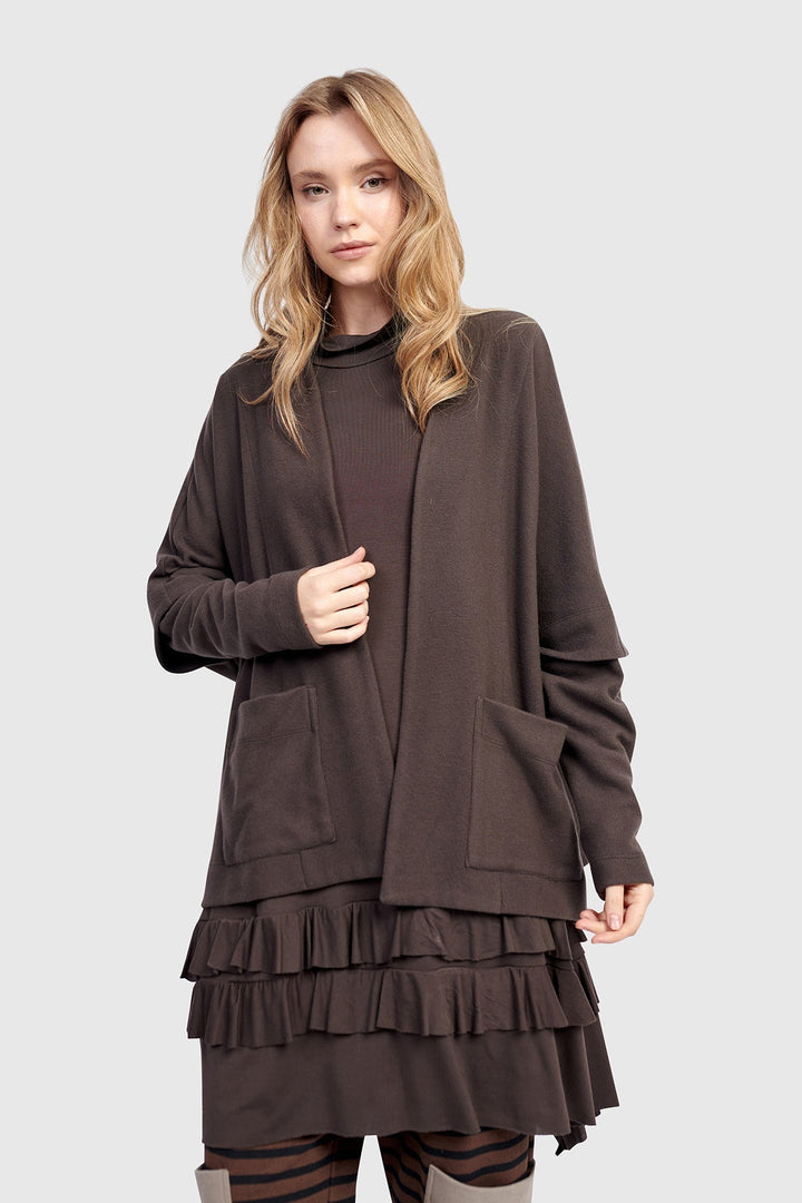 Urban Cloud Nestle Cardigan, Mocha