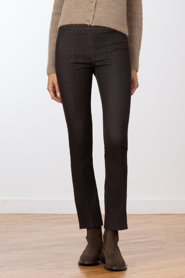 Jetset Flair Pant Brown Denim