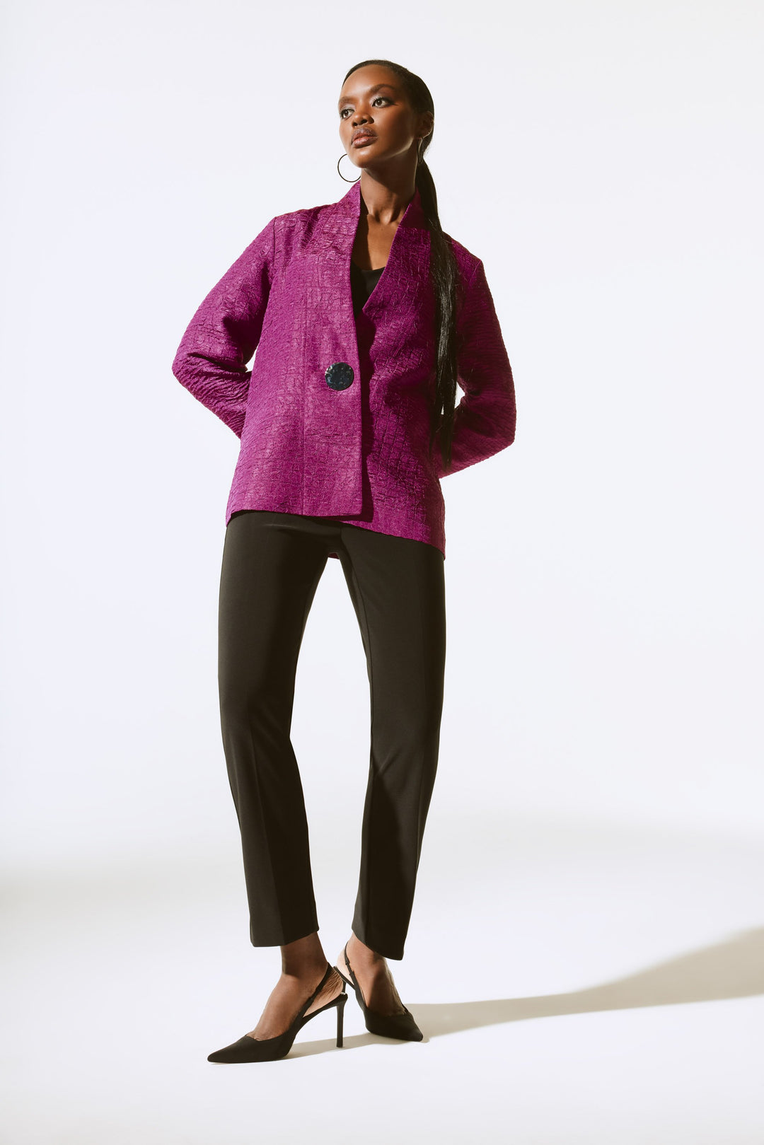 Jacquard Trapeze Jacket