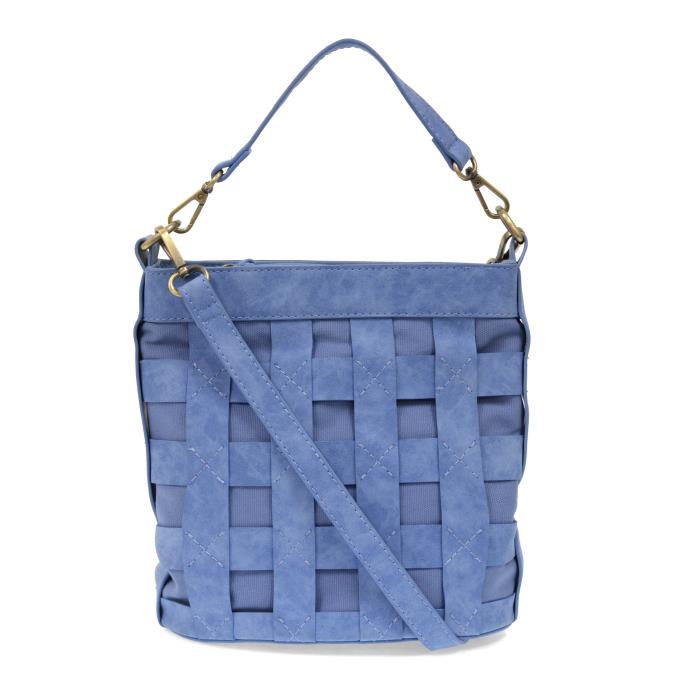 Brianna Cage Bucket Bag Blue