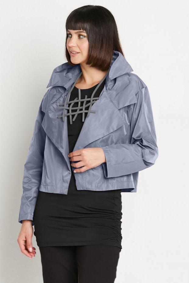 Nylon Triple Collar Jacket Lava