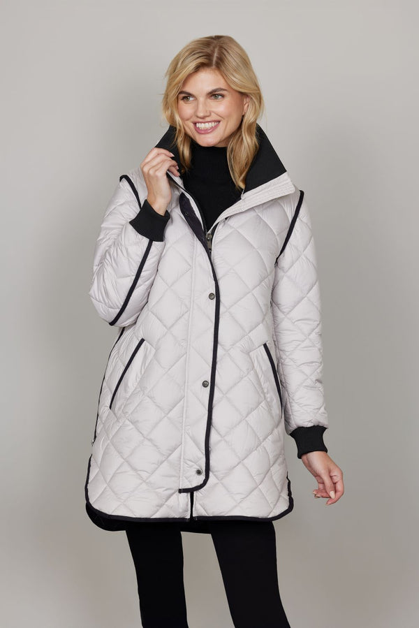 Michelle Quilted Jacket Winter White