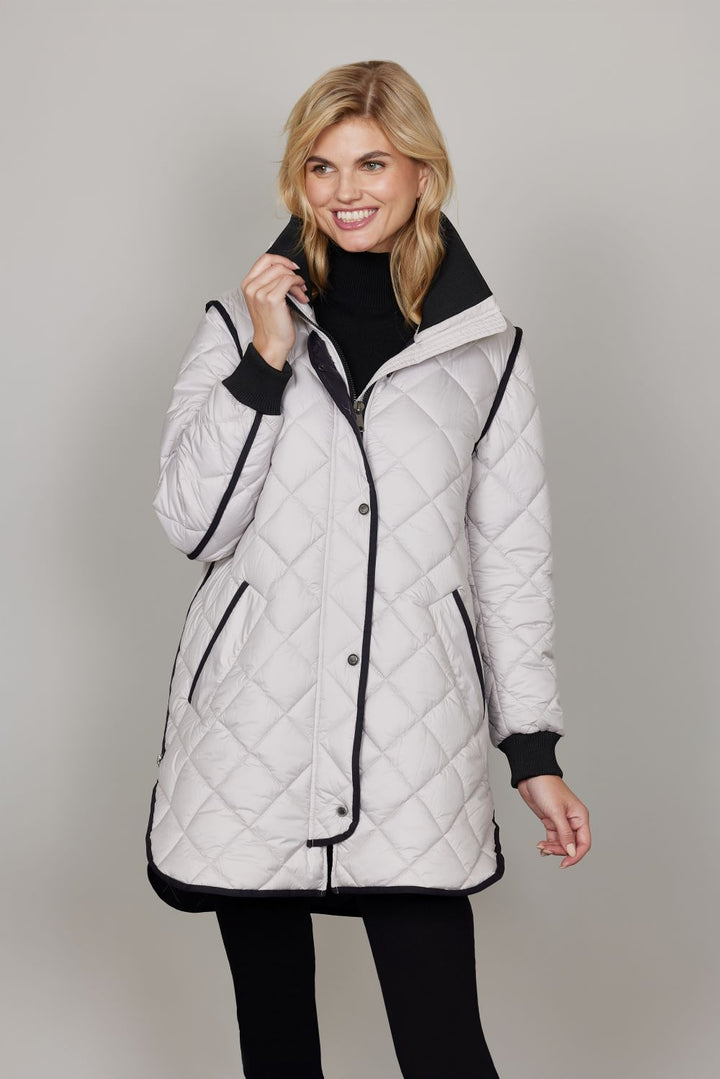 Michelle Quilted Jacket Winter White