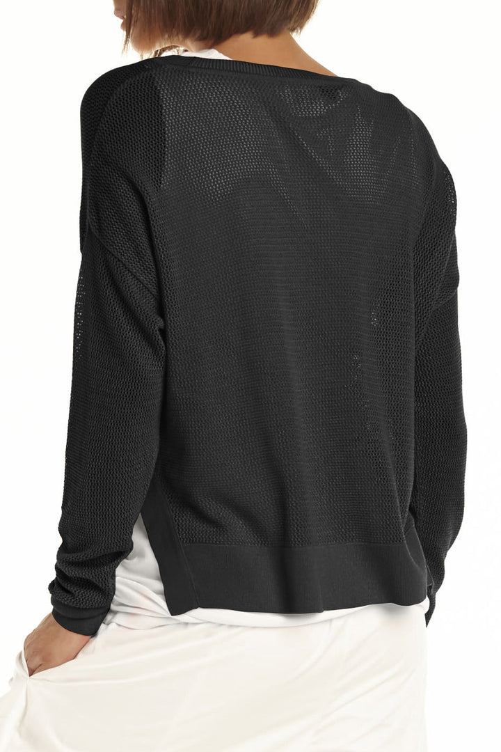 Pima Cotton Mini Seed Stitch Black