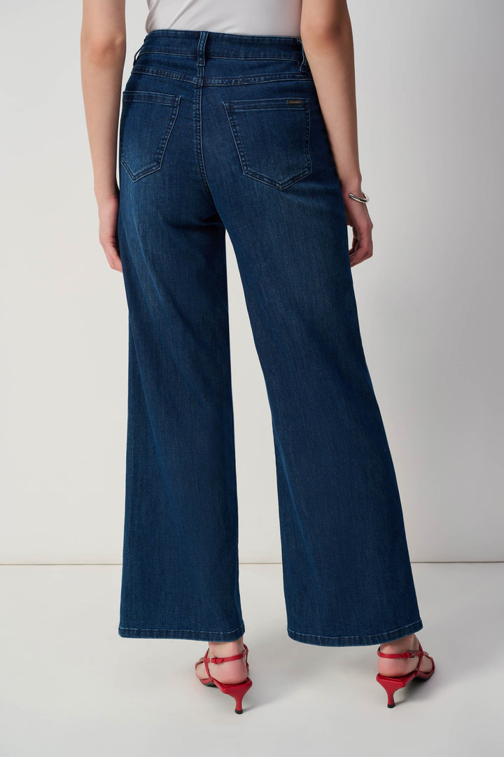 Goldie Classic Wide-Leg Stretch Jeans