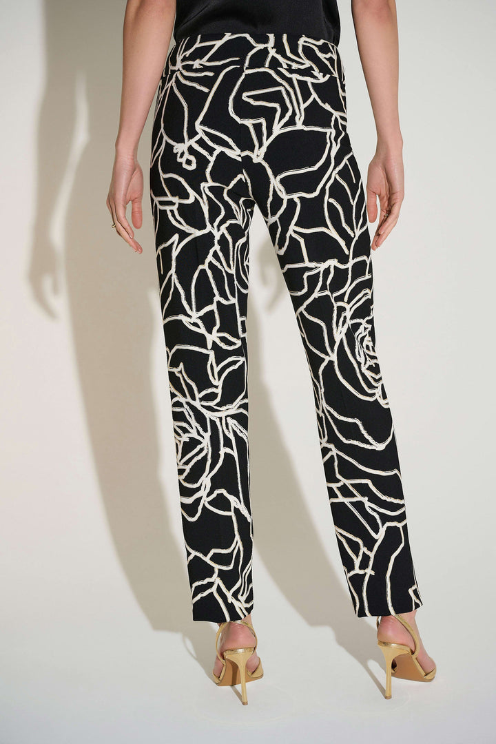 Lux Twill Foiled Floral Slim Fit Pants