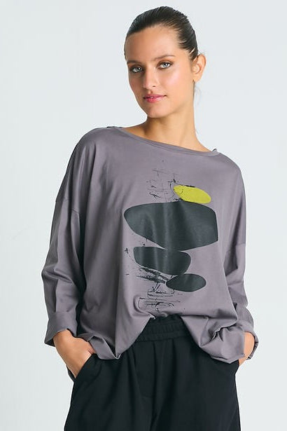 "Hot Rocks" Luxury Boxy Tee
