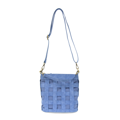 Brianna Cage Bucket Bag Blue