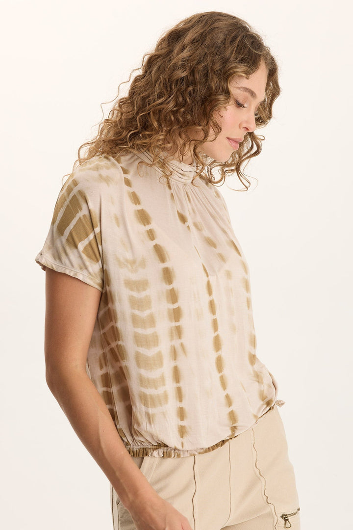 Viggo Soft Jersey Turtleneck Banded Tee