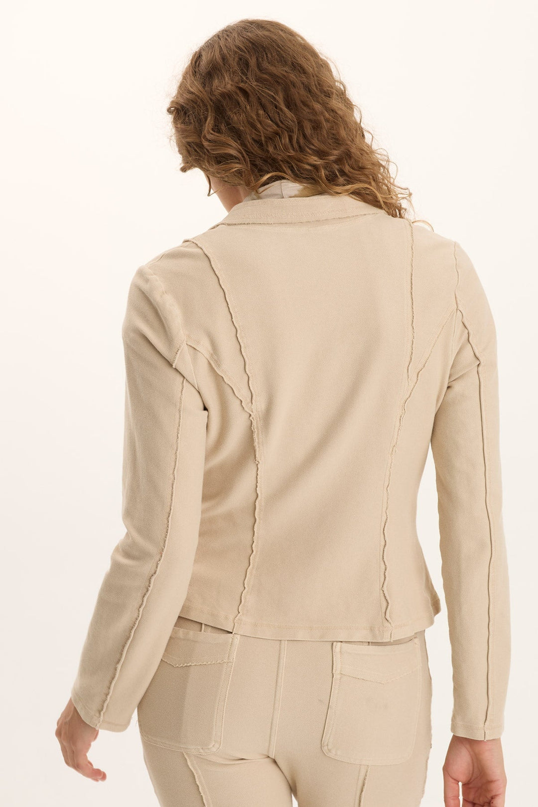Dunne Twill Knit Stretch Blazer