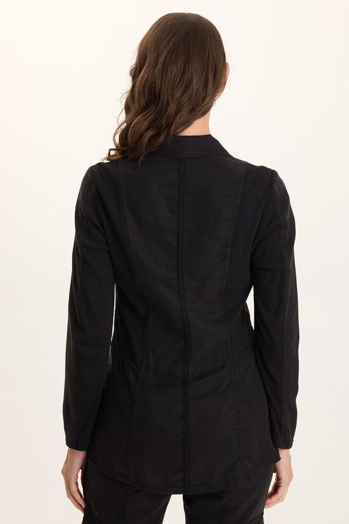 Danski Embroidered Soft Twill Blazer