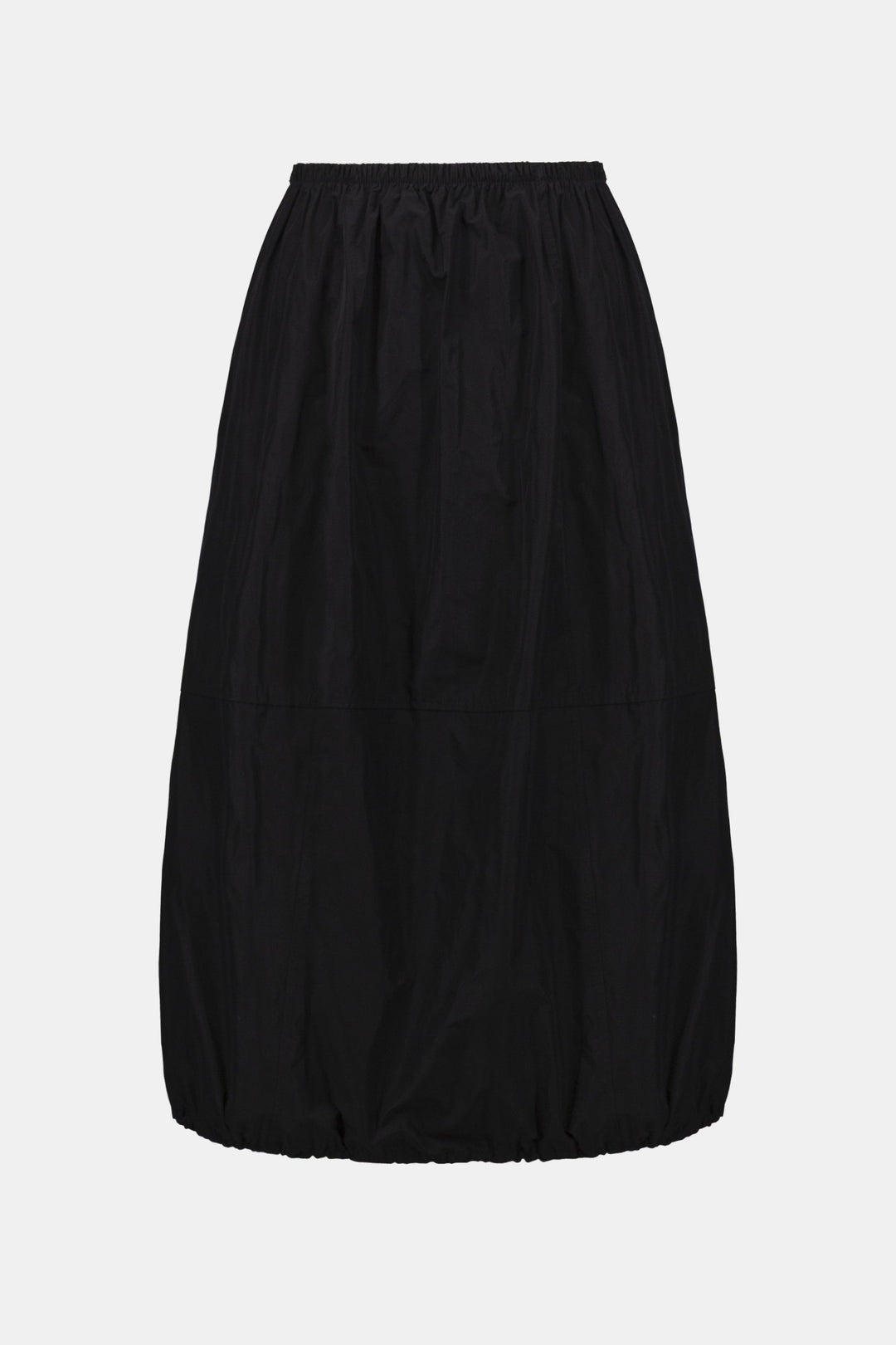 Memory Balloon Skirt With Elastic Waisband