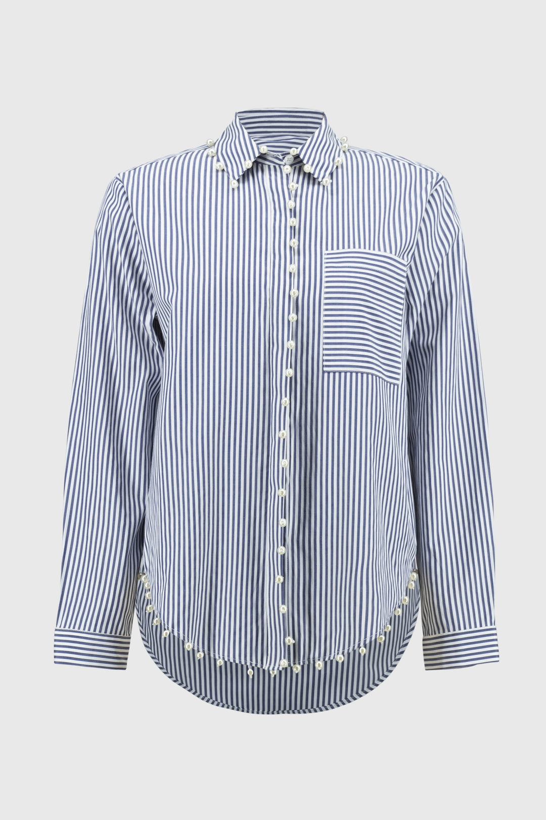 Striped Stretch Cotton Shirt