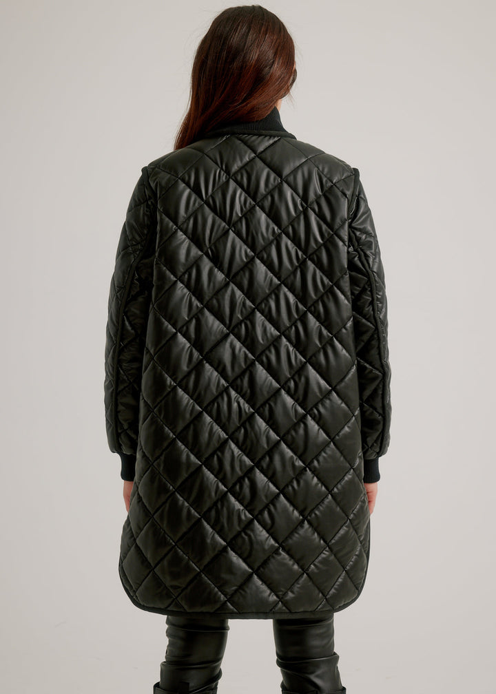 Diamond Quilt Coat