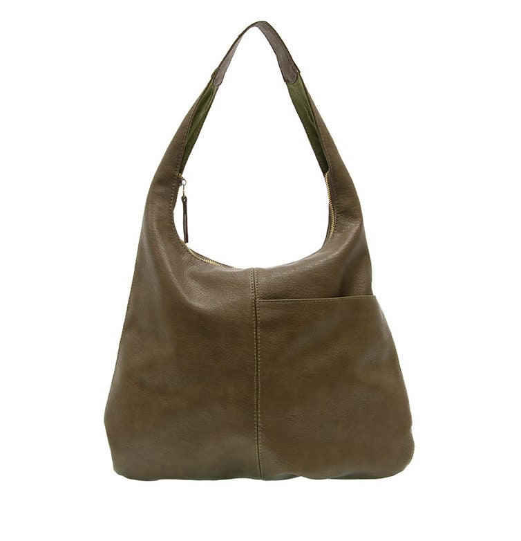 Harley Studded Hobo Dark Moss