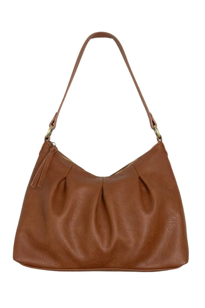 Sasha Pleated Hobo Saddle