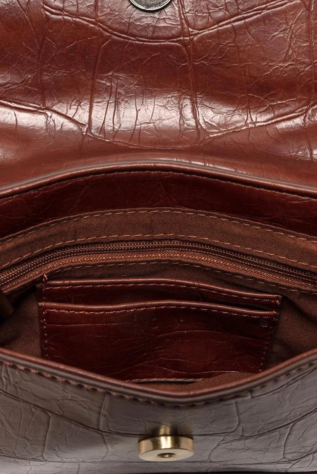 Wilma Top Handle Crossbody Pecan