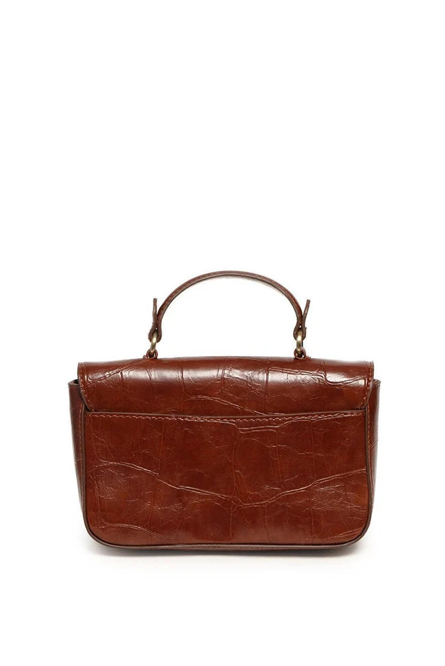 Wilma Top Handle Crossbody Pecan
