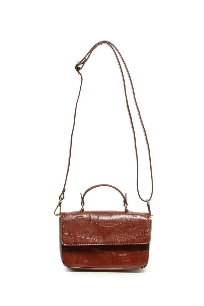 Wilma Top Handle Crossbody Pecan