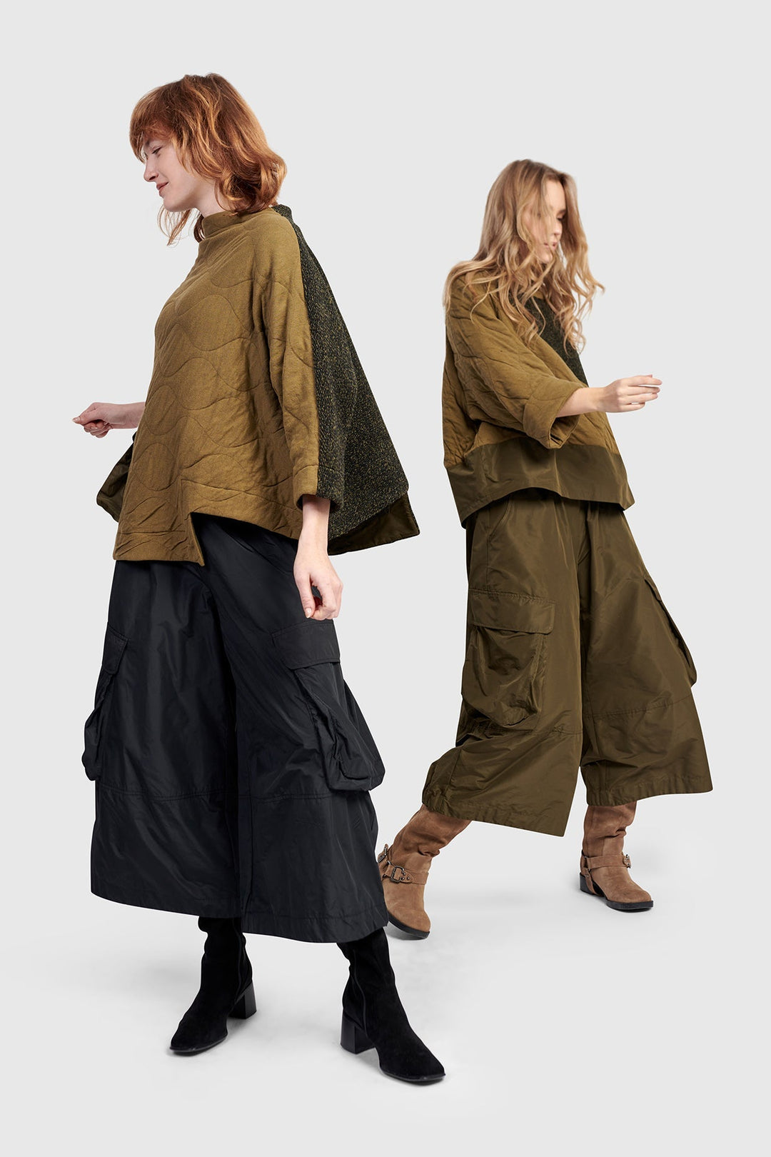 Urban Sah Quilted Pullover, Khaki