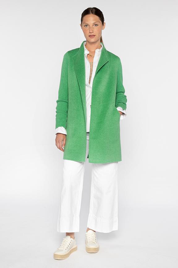Rib Sleeve Coat