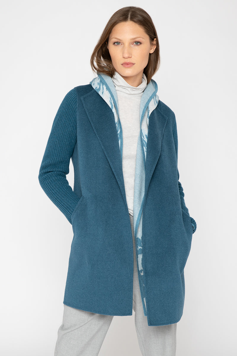 Rib Sleeve Coat