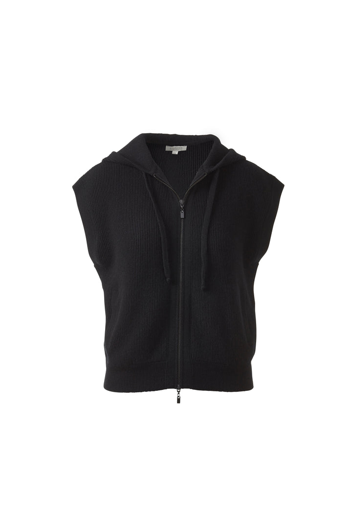 S/L RIB ZIP HOODIE