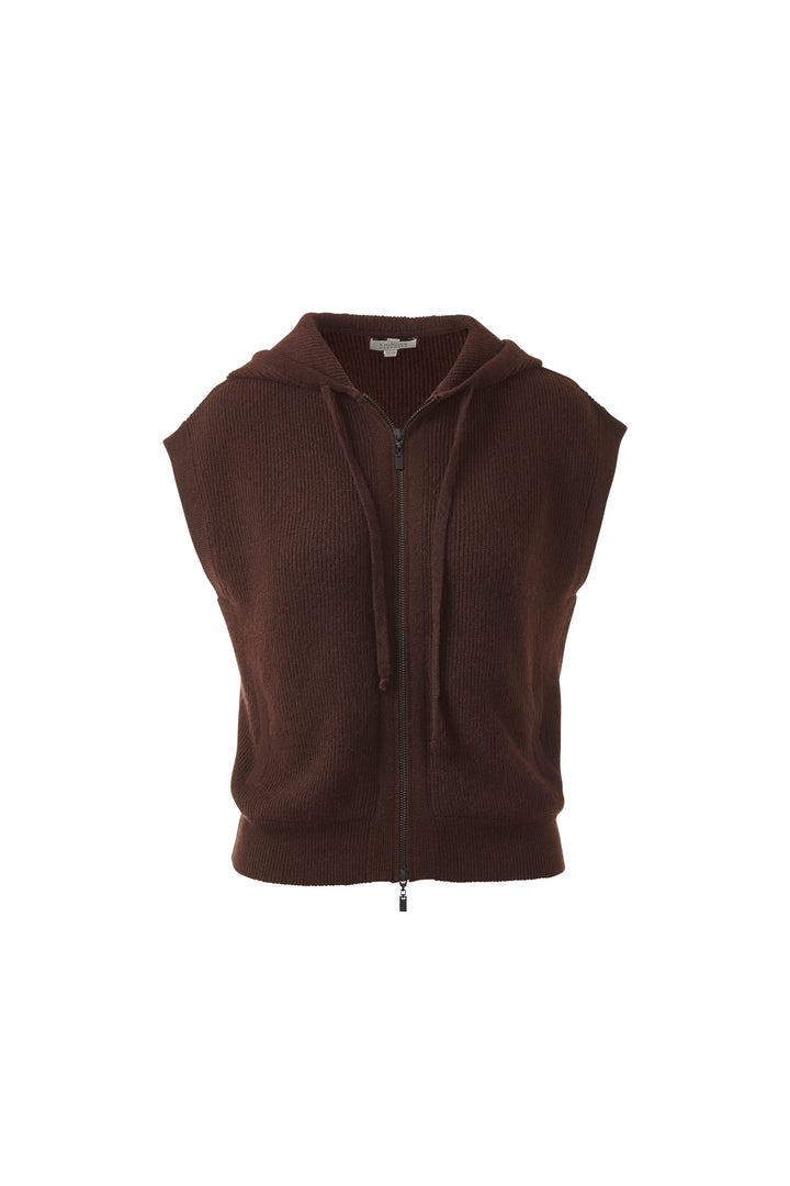 S/L RIB ZIP HOODIE