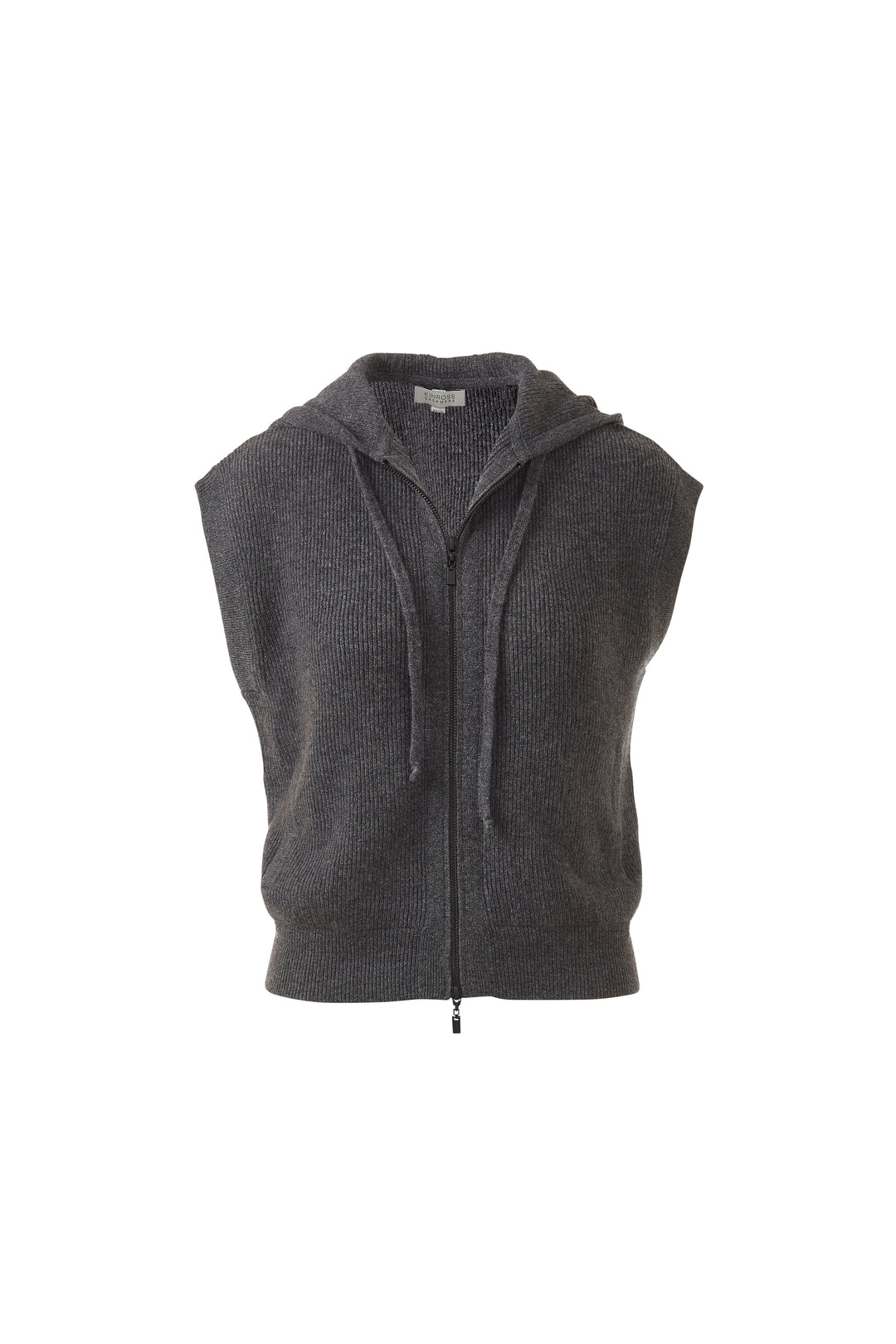 S/L RIB ZIP HOODIE