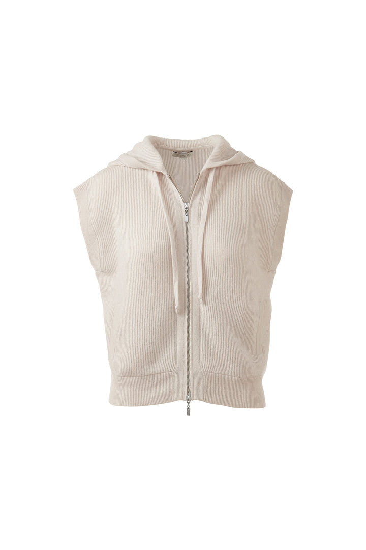 S/L RIB ZIP HOODIE