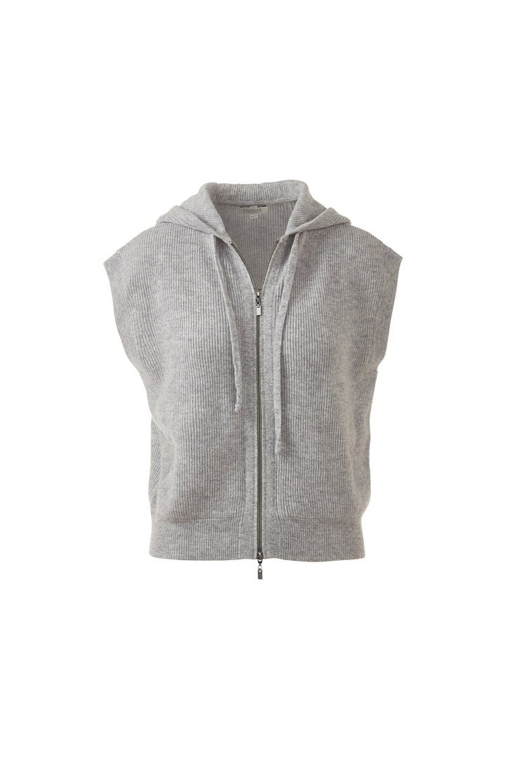 S/L RIB ZIP HOODIE