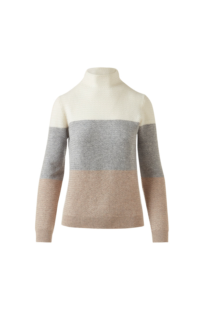 TEXTURED COLORBLOCK FUNNEL