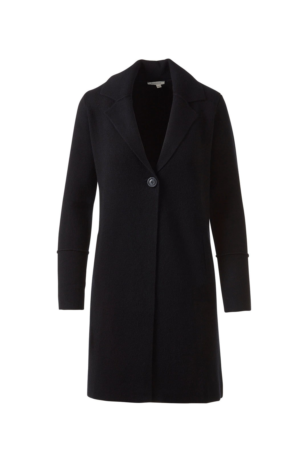 LONG NOTCH COLLAR CARDIGAN