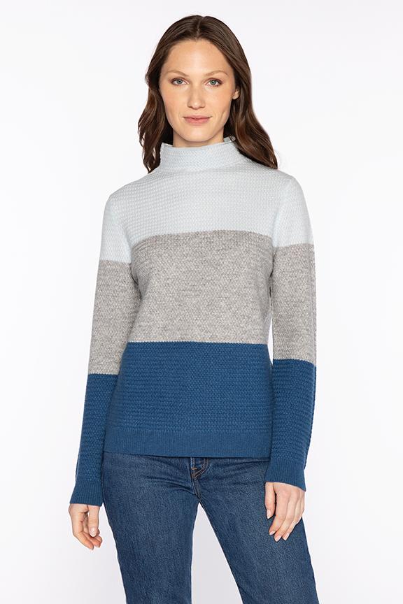 TEXTURED COLORBLOCK FUNNEL