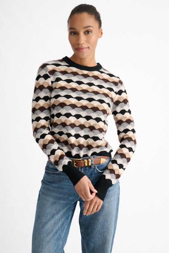 HIGHLAND JACQUARD CREW