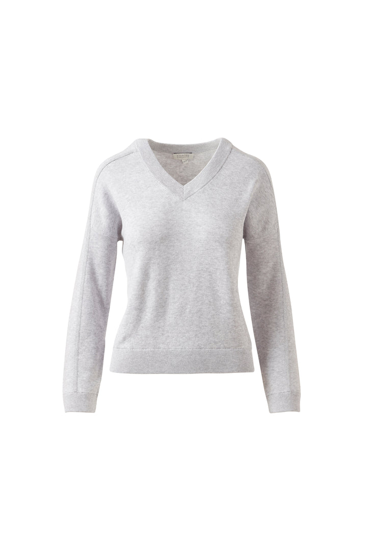 LUREX TIPPED DOUBLEKNIT VEE