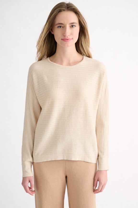 HORIZONTAL RIB PULLOVER