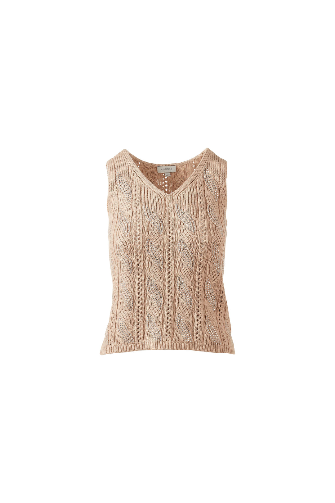 CRYSTAL CABLE TANK TOP
