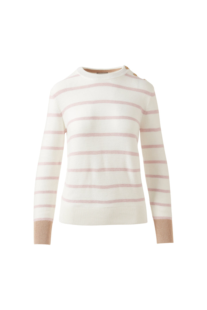 GARTER BUTTON SHOULDER CREW