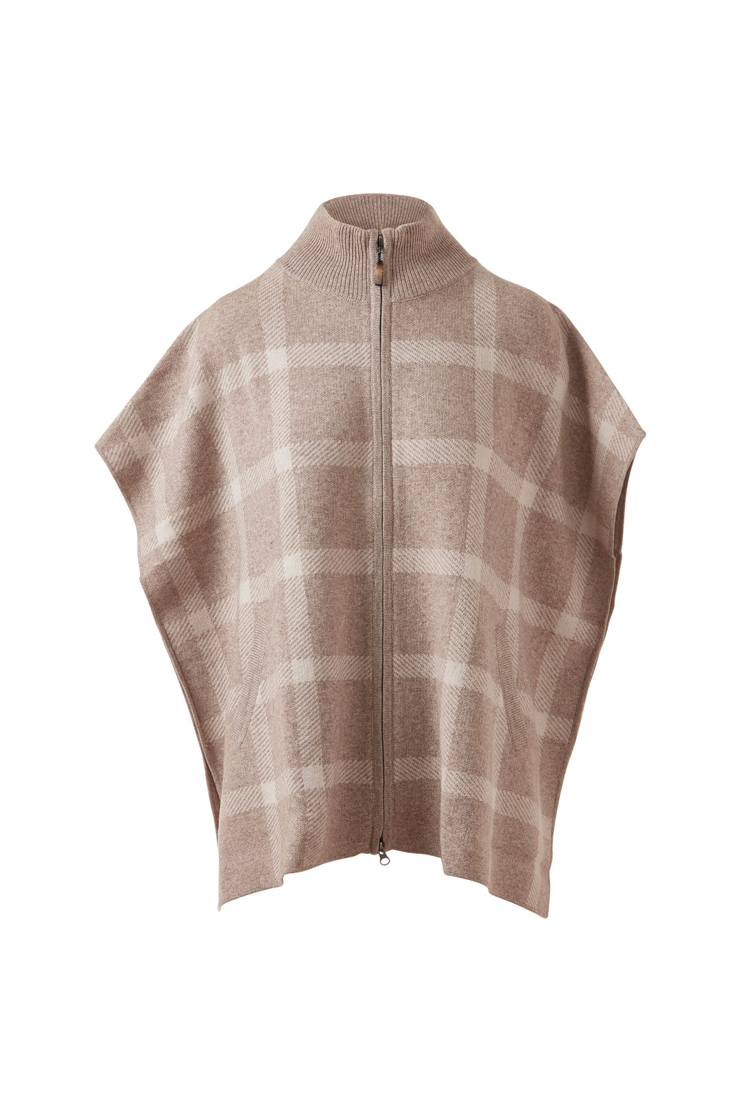 S/L ZIP MOCK CARDIGAN